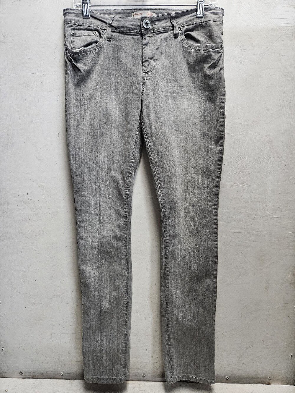 NoBo No Boundaries Size 13 Womens Juniors Grey Skinny Jeans